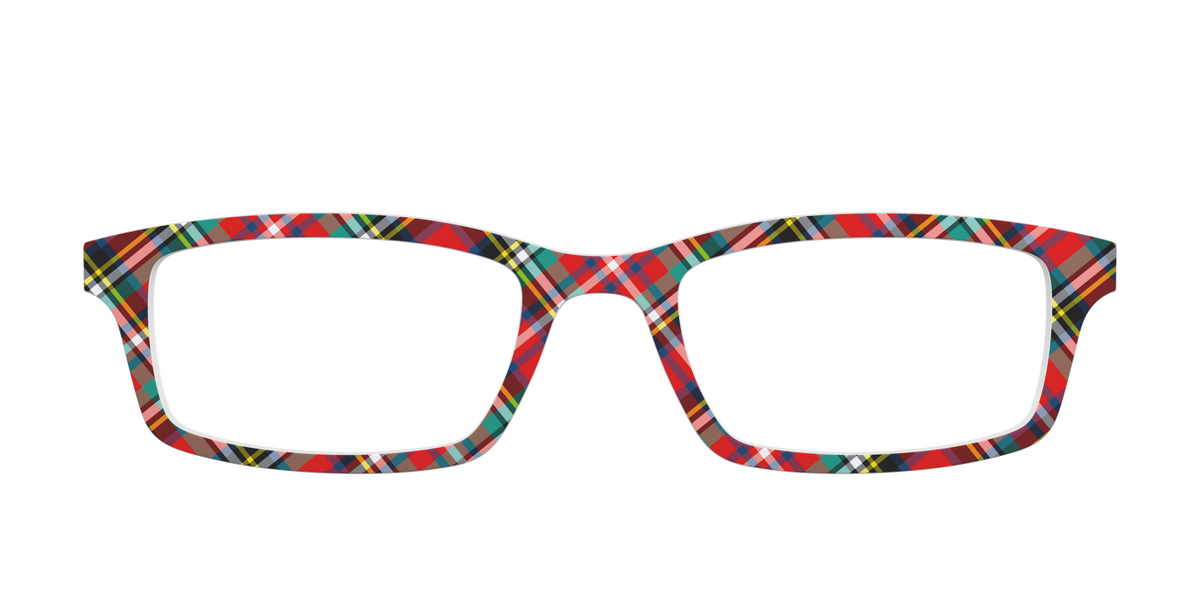 The Winter Plaid - Front Top Image - Pair Eyewear