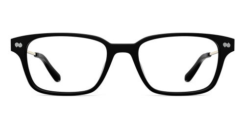 Black Acetate Gold Metal
