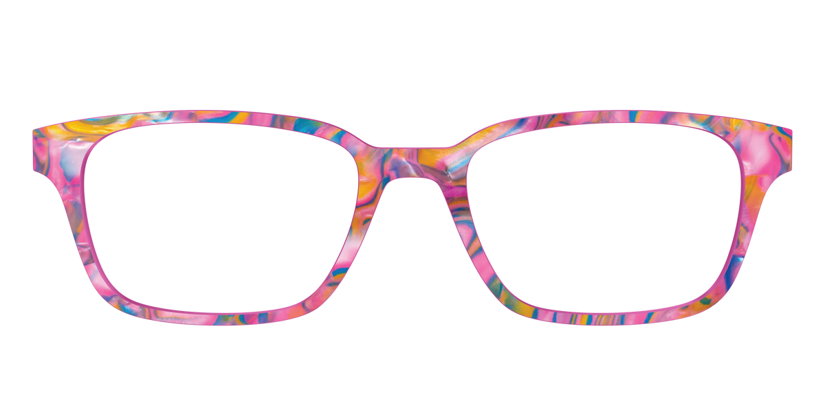 The Bubble Gum Pearl Marble - Front Top Image - Pair Eyewear