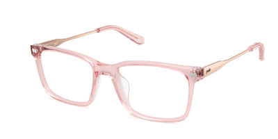 Pink Clear Rose Gold Metal