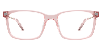 Pink Clear Rose Gold Metal