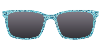 The Polarized Aquamarine Sparkle Sun Top - Front Top Thumbnail - Pair Eyewear