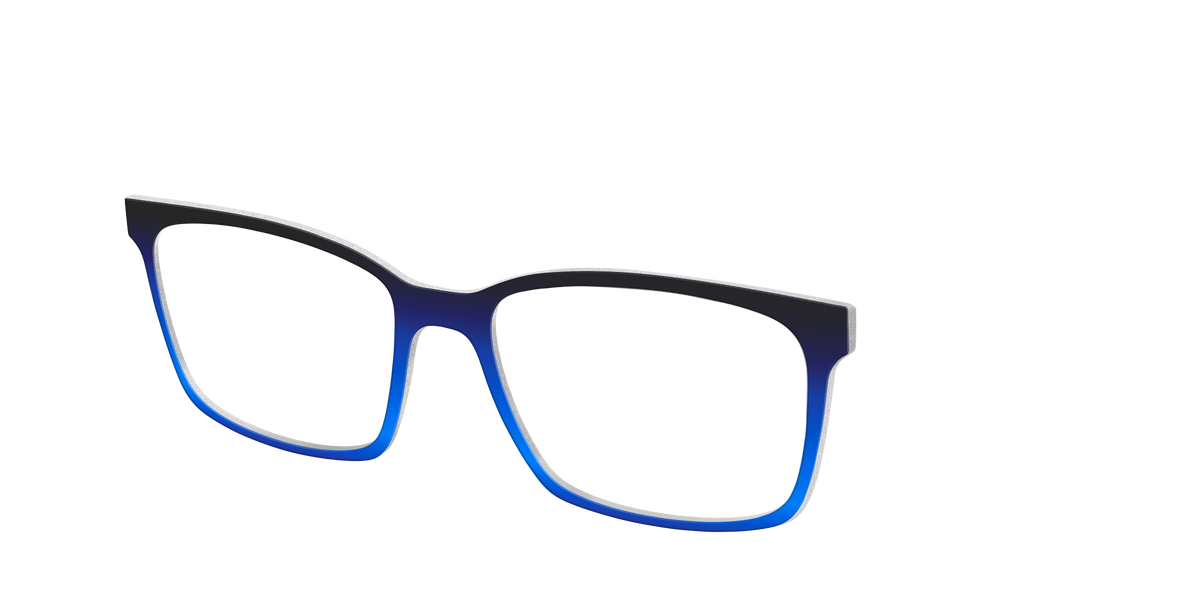 The Black to Blueberry Gradient - Angle Top Image - Pair Eyewear