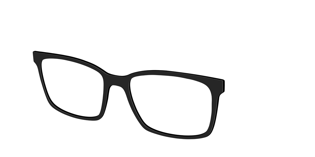 The Black - Angle Top Image - Pair Eyewear
