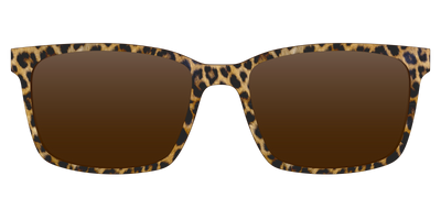 The Polarized Cheetah Spots Sun Top - Front Top Thumbnail - Pair Eyewear