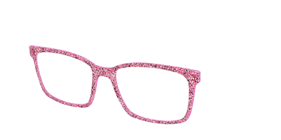 The Hot Pink Sparkle - Angle Top Thumbnail - Pair Eyewear