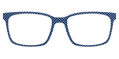The Navy Pin Dot - Front Top Thumbnail - Pair Eyewear