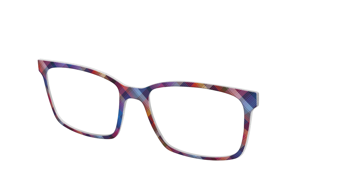 The Ombre Plaid - Angle Top Image - Pair Eyewear