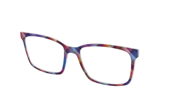 The Ombre Plaid - Angle Top Thumbnail - Pair Eyewear