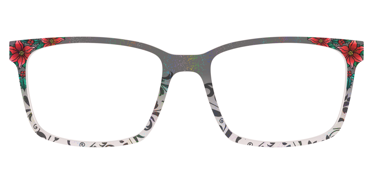The Romantic Poinsettia Holographic Crystal - Lifestyle Kirby Top Image - Pair Eyewear