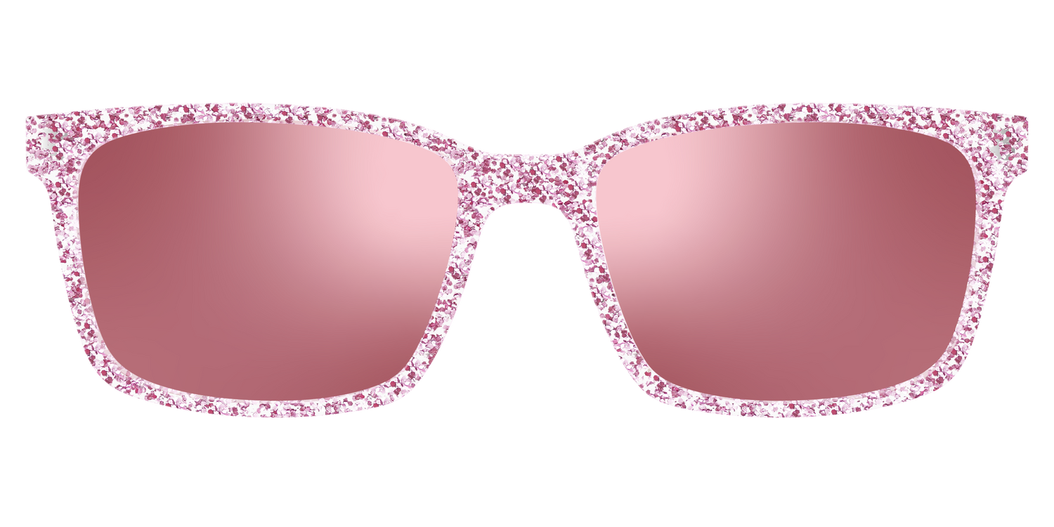 The Polarized Rose Gold Sparkle Sun Top