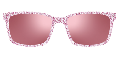 The Polarized Rose Gold Sparkle Sun Top - Front Top Thumbnail - Pair Eyewear