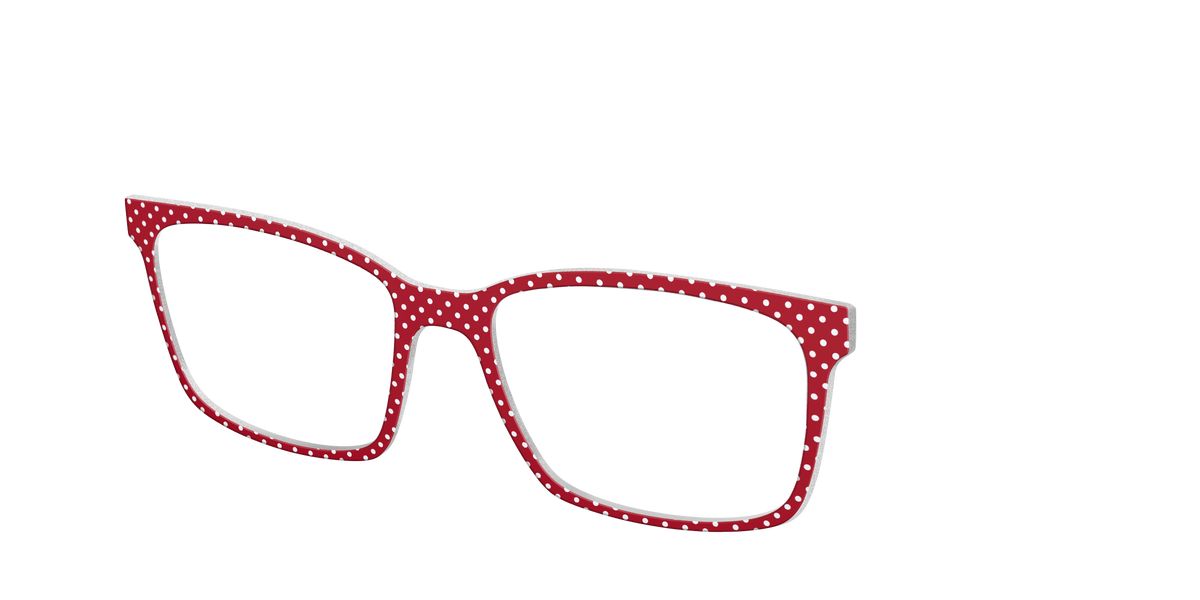 The Ruby Pin Dot - Angle Top Image - Pair Eyewear