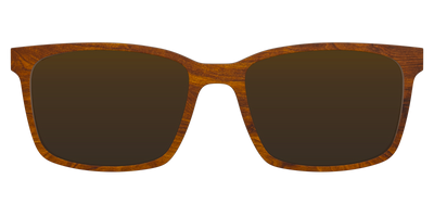 The Polarized Woodgrain Sun Top - Front Top Thumbnail - Pair Eyewear