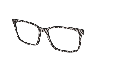 The Zebra Stripes - Angle Top Thumbnail - Pair Eyewear