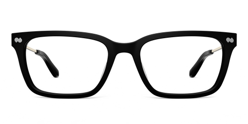 Black Acetate Gold Metal