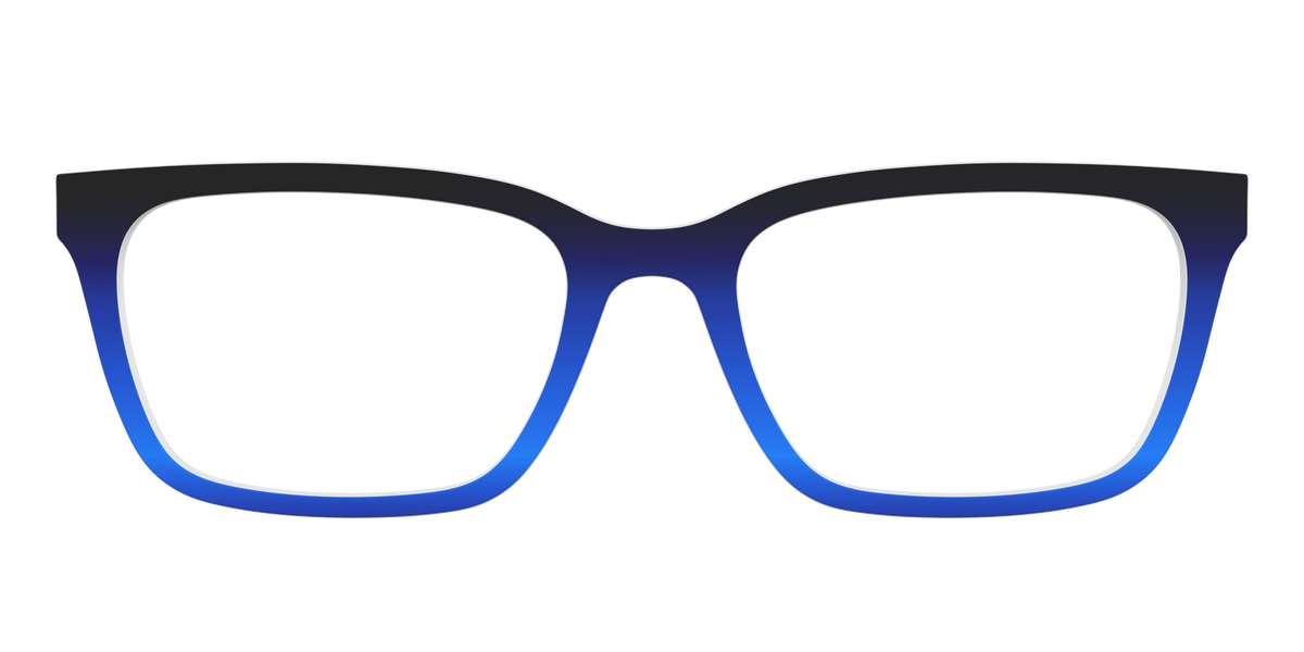 The Black to Blueberry Gradient - Front Top Image - Pair Eyewear