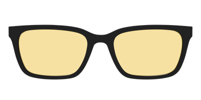 The Black With Citrine Yellow lens - Front Top Thumbnail - Pair Eyewear