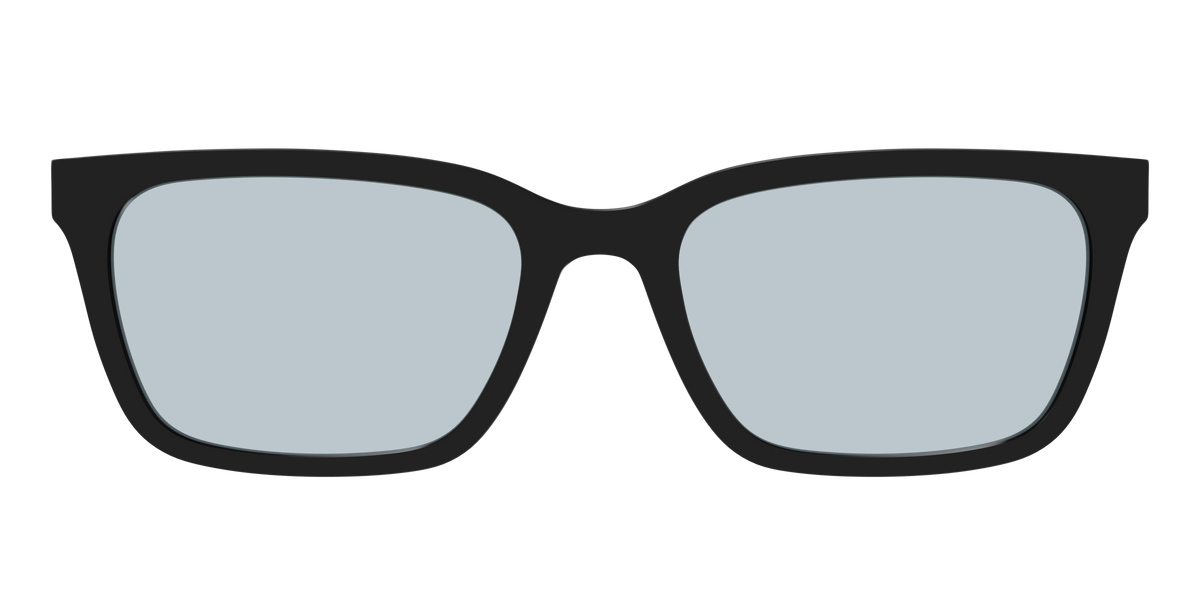 The Black With Slate Blue lens - Front Top Image - Pair Eyewear