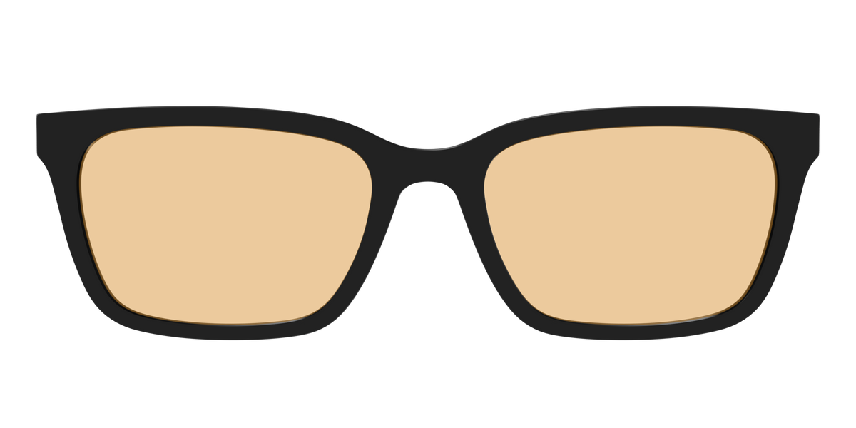 The Black With Umber Brown lens - Front Top Image - Pair Eyewear