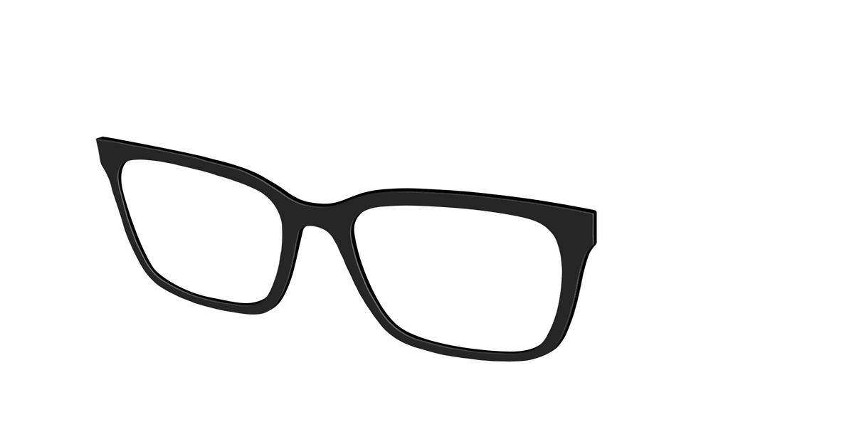 The Black - Angle Top Image - Pair Eyewear