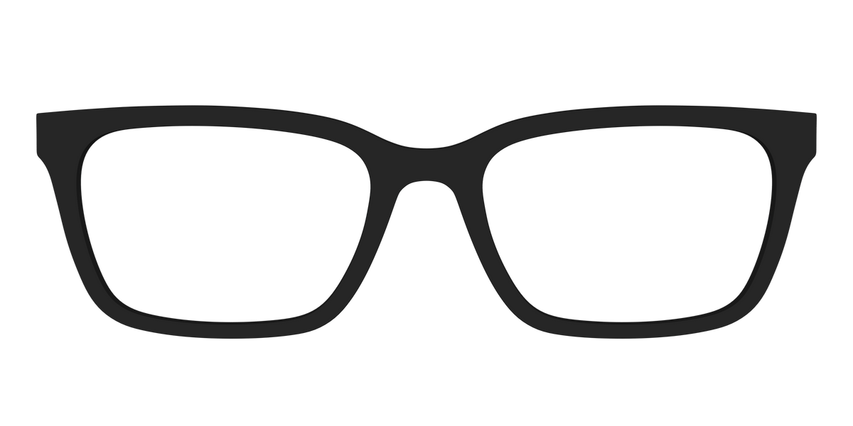 The Black - Front Top Image - Pair Eyewear