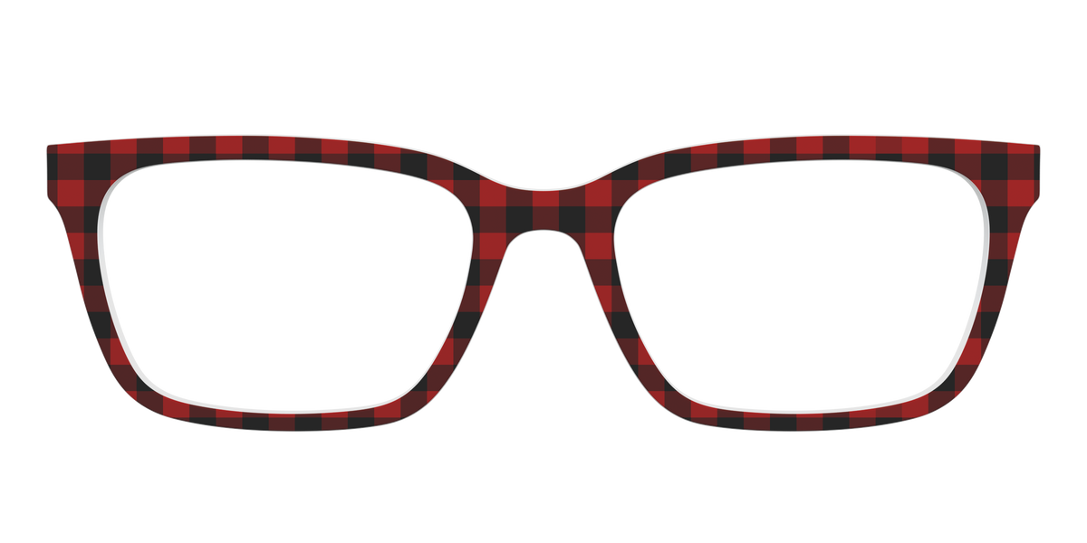 The Buffalo Plaid - Front Top Image - Pair Eyewear