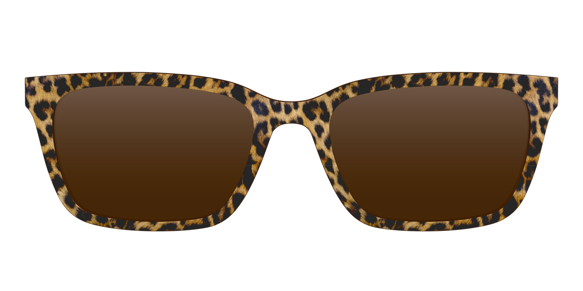 The Polarized Cheetah Spots Sun Top - Front Top Image - Pair Eyewear