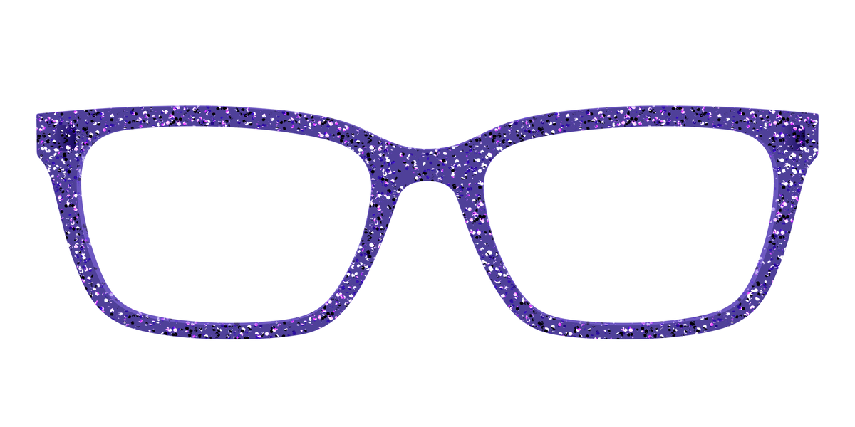 The Electric Purple Sparkle - Front Top Image - Pair Eyewear