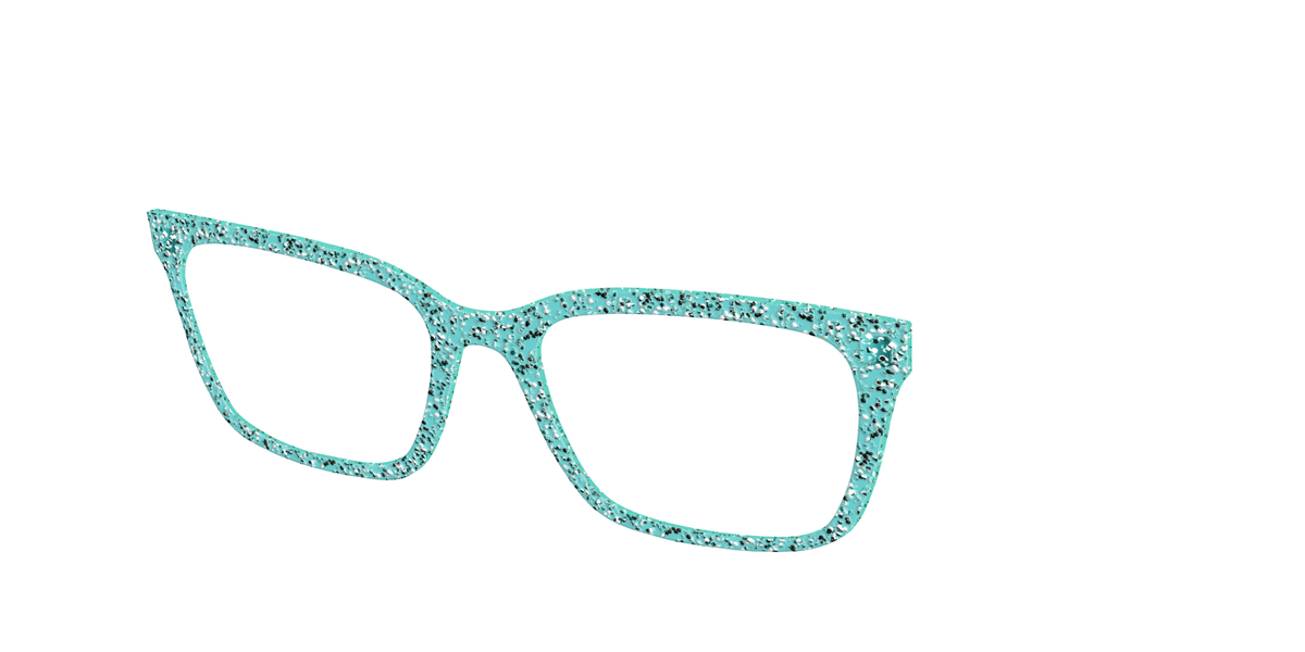 The Mint Sparkle - Angle Top Image - Pair Eyewear
