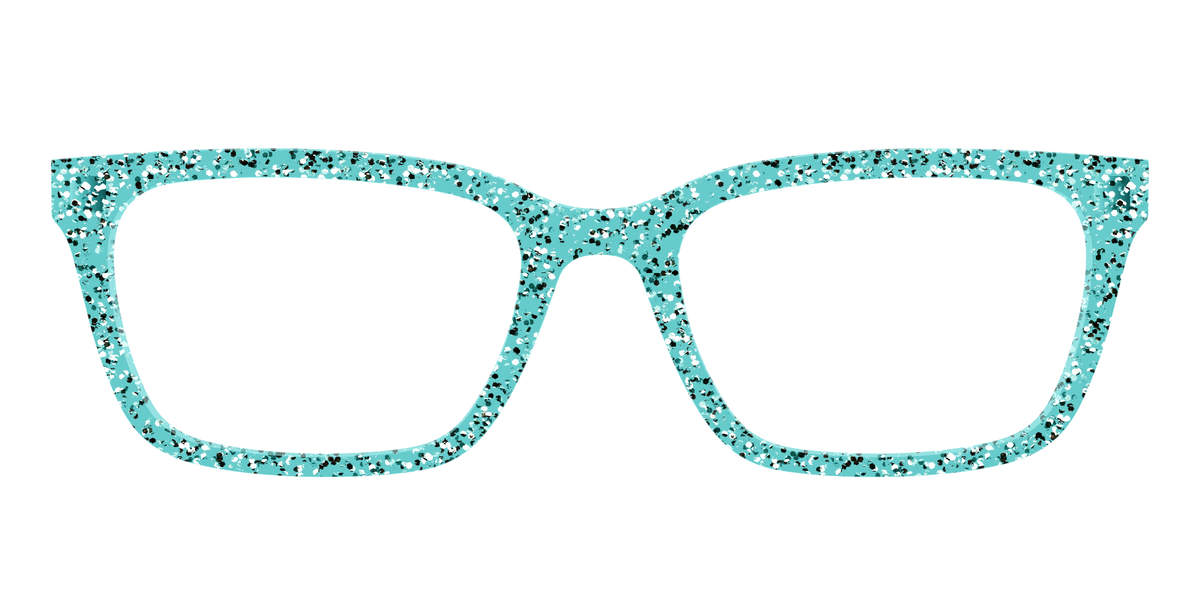 The Mint Sparkle - Front Top Image - Pair Eyewear