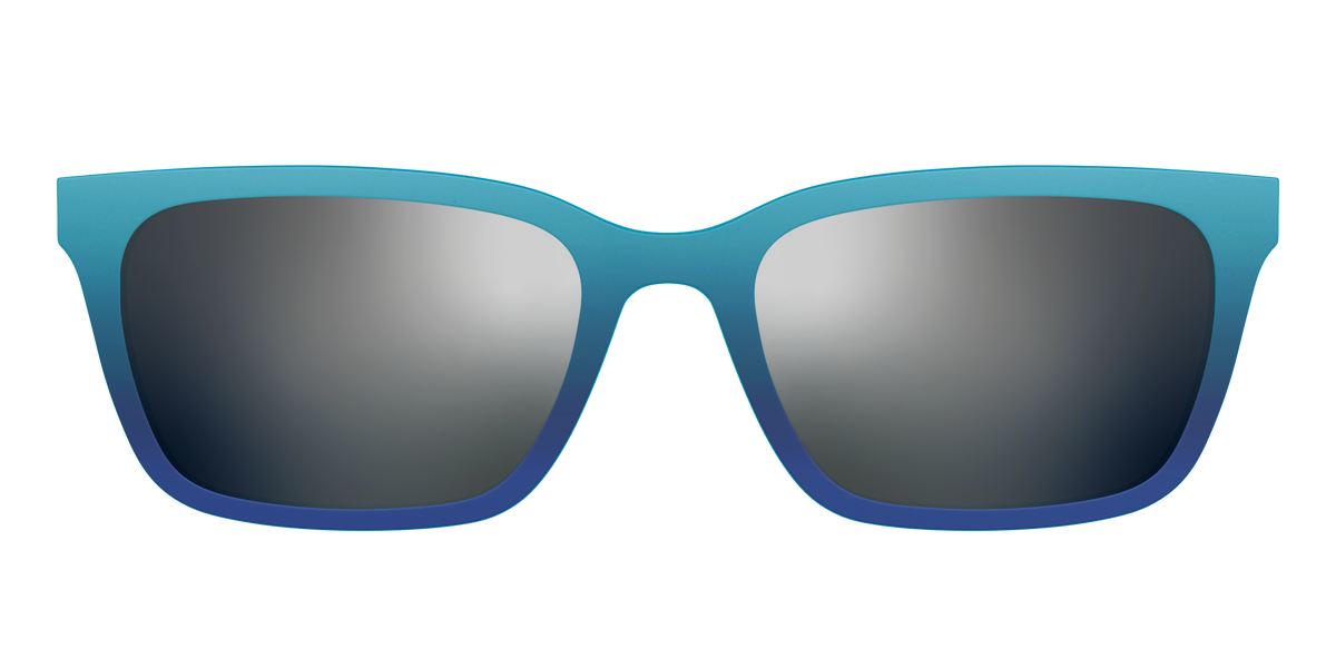 The Polarized Ocean Blue Sun Top - Front Top Image - Pair Eyewear