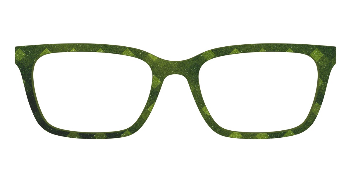 The Olive Geo - Front Top Image - Pair Eyewear