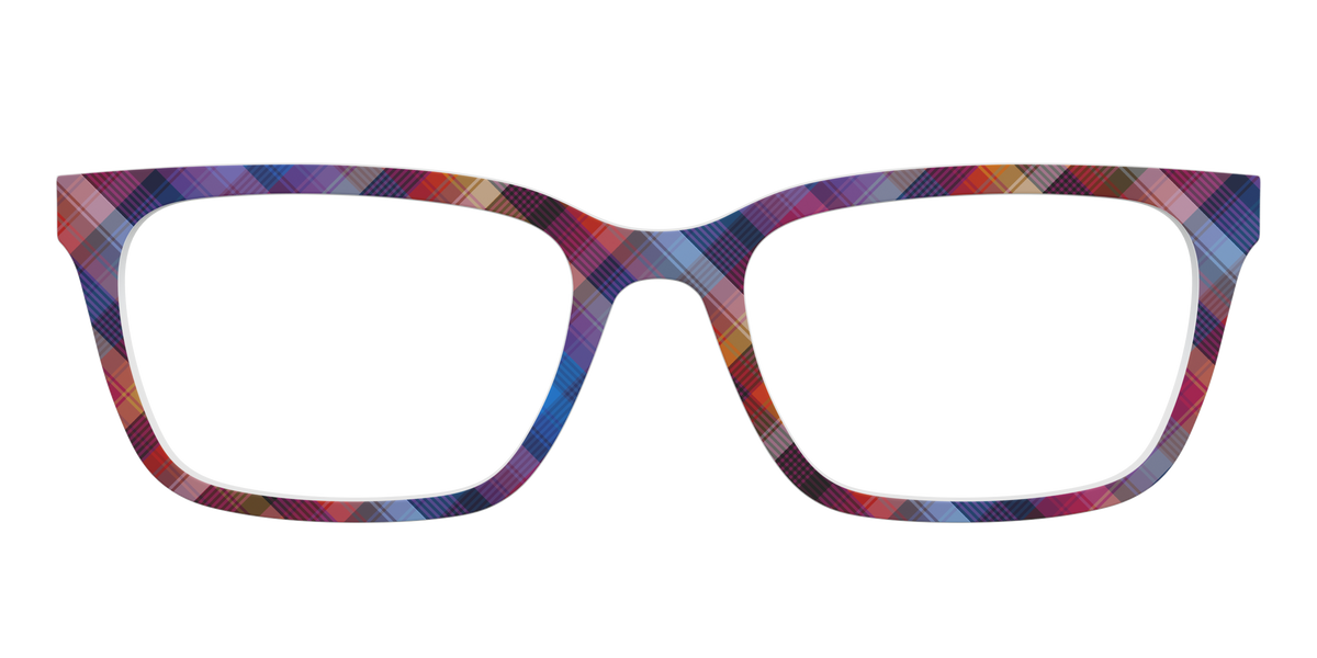 The Ombre Plaid - Front Top Image - Pair Eyewear