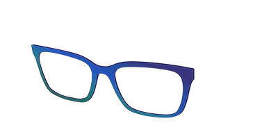 The Peacock Ombre - Angle Top Thumbnail - Pair Eyewear