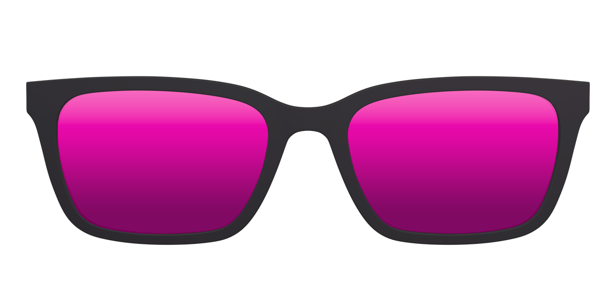 The Polarized Pink Reflective Sun Top - Front Top Image - Pair Eyewear