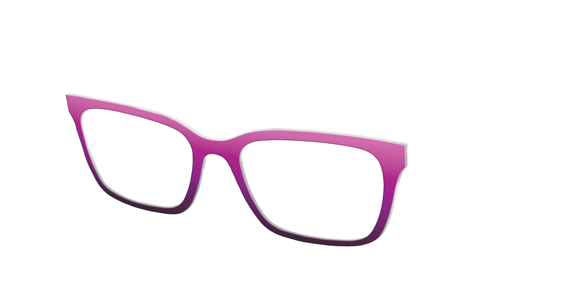 The Pink to Plum Gradient - Angle Top Image - Pair Eyewear
