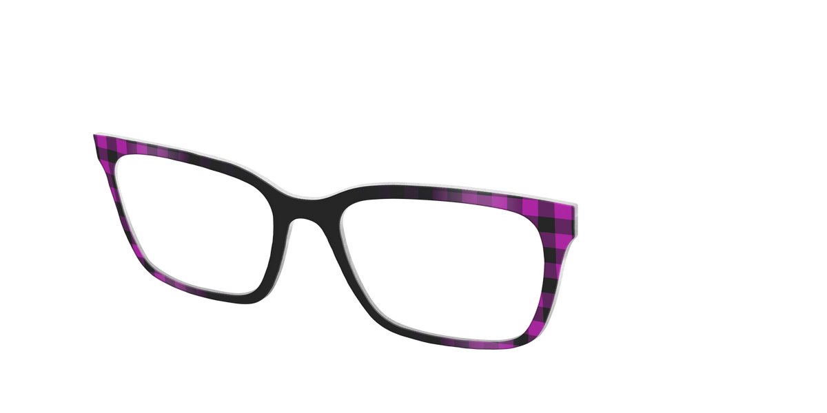 The Reimagined Plaid - Angle Top Image - Pair Eyewear
