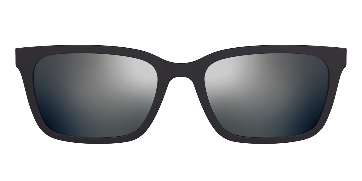 The Polarized Silver Reflective Sun Top - Front Top Image - Pair Eyewear