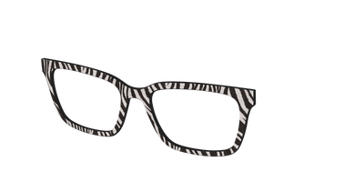 The Zebra Stripes - Angle Top Thumbnail - Pair Eyewear