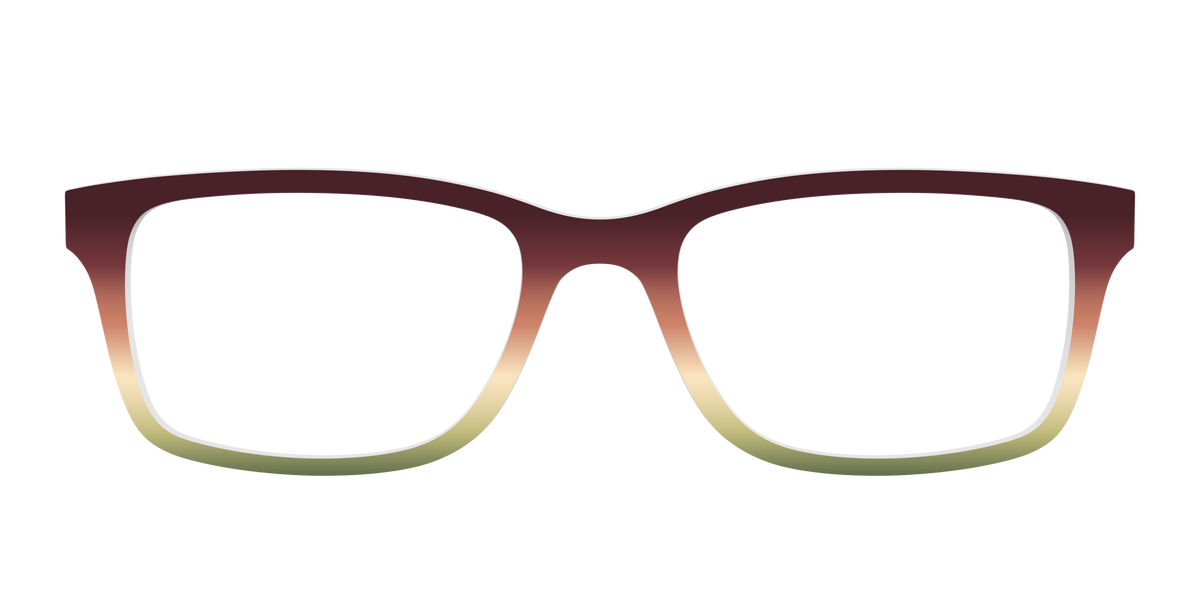 The Acorn to Moss Gradient - Front Top Image - Pair Eyewear