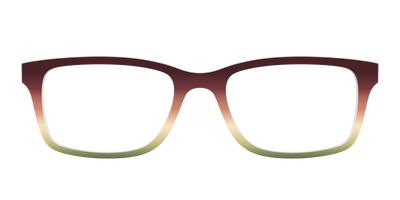 The Acorn to Moss Gradient - Front Top Thumbnail - Pair Eyewear