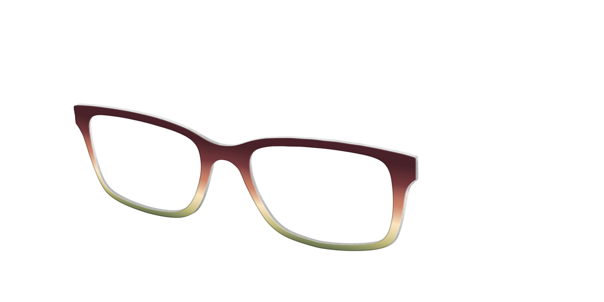 The Acorn to Moss Gradient - Angle Top Image - Pair Eyewear