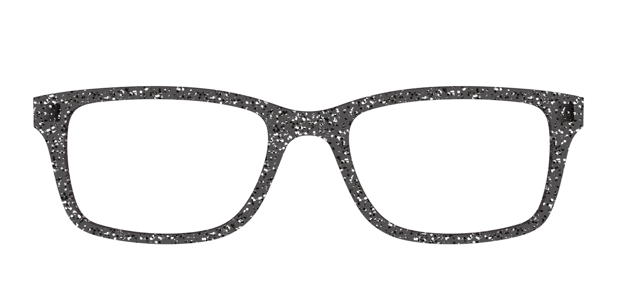 The Black Sparkle - Front Top Image - Pair Eyewear