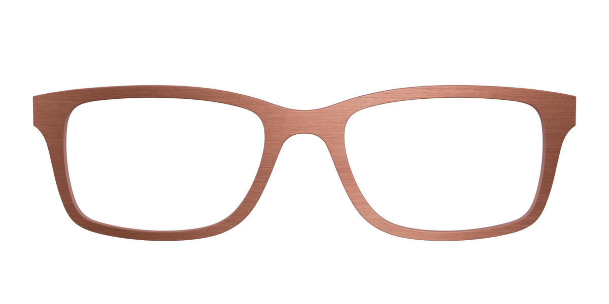 The Brushed Champagne - Front Top Image - Pair Eyewear