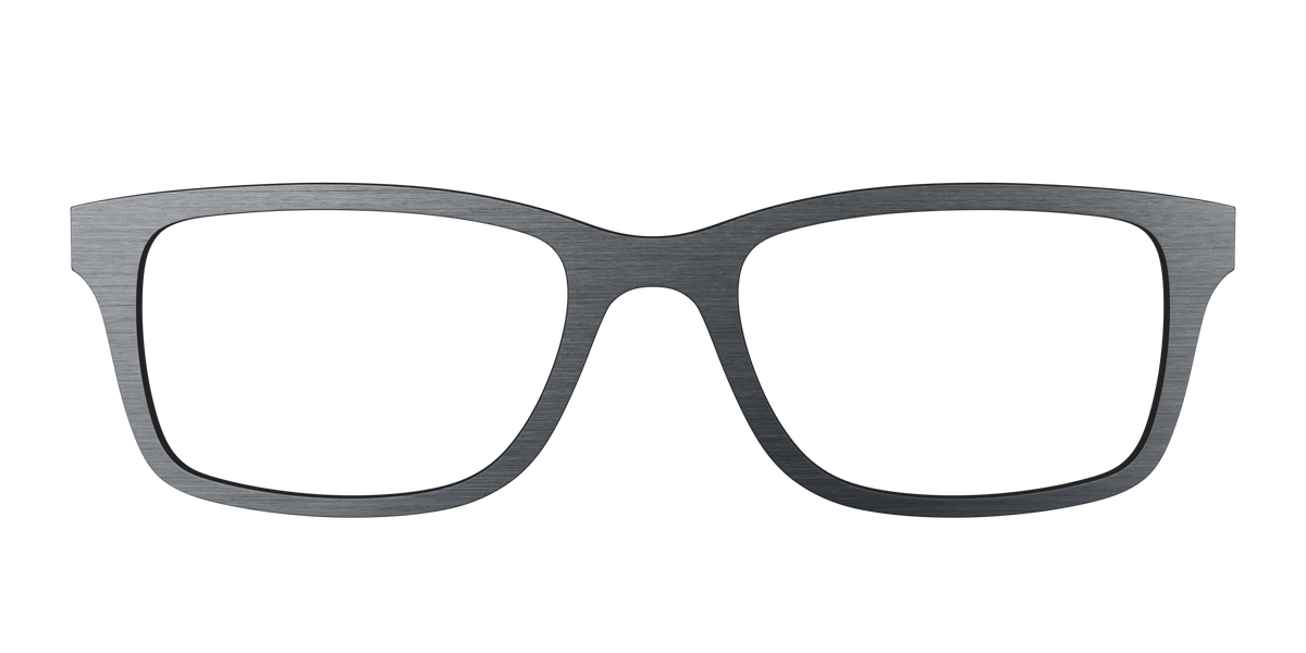 The Brushed Nickel - Front Top Image - Pair Eyewear