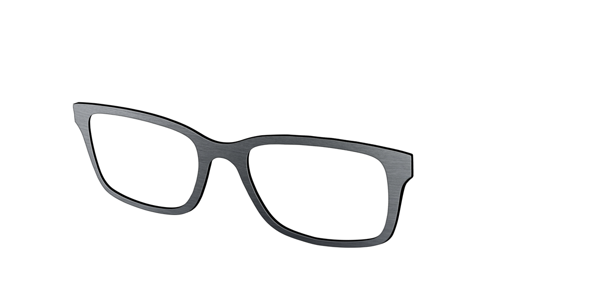 The Brushed Nickel - Angle Top Image - Pair Eyewear