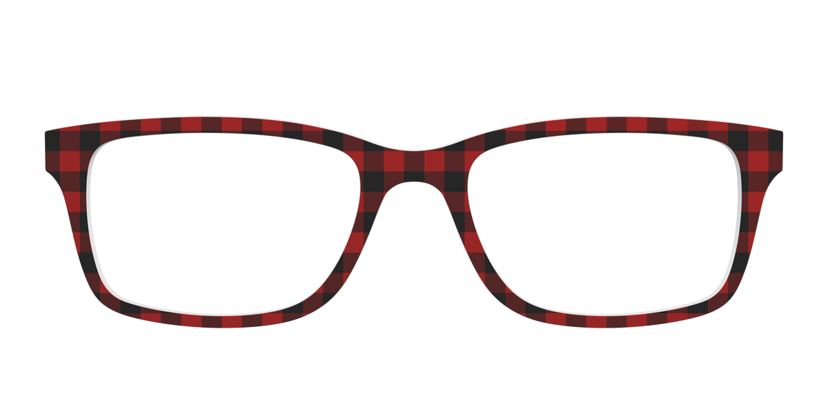 The Buffalo Plaid - Front Top Image - Pair Eyewear