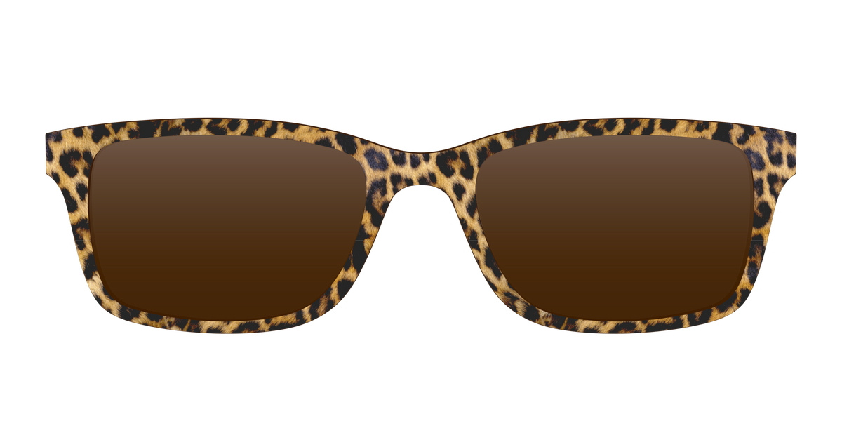 The Polarized Cheetah Spots Sun Top - Front Top Image - Pair Eyewear