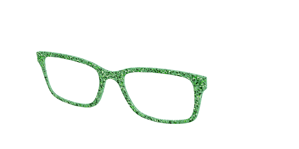 The Emerald Sparkle - Angle Top Image - Pair Eyewear